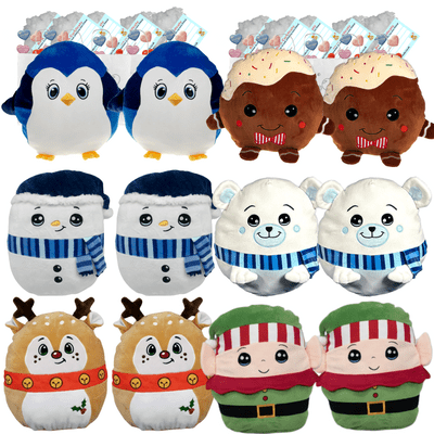 Make your own Bear Party - 12 x Christmas Pillow Plushies - SET B