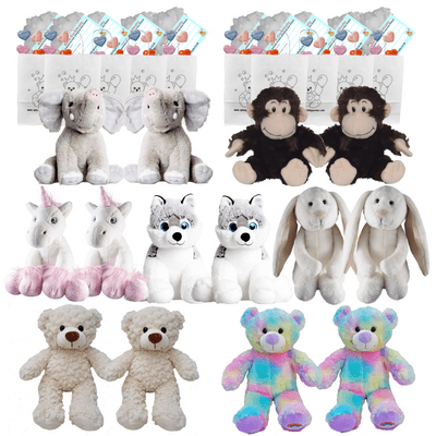 Make your own Bear Party - 14 x 10 inch Popular Plushies - no-sew