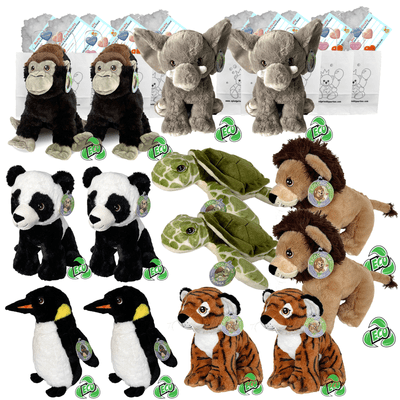 Make your own Bear Party - 14 x 16 inch Eco Origins Animals - no-sew SPECIAL PRICE