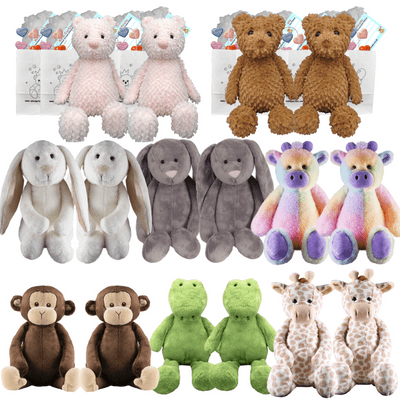 Make your own Bear Party - 16 x 10 inch Flopsy Animals - no-sew