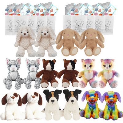 Make your own Bear Party - 16 x 10 inch Pets Plushies - no-sew
