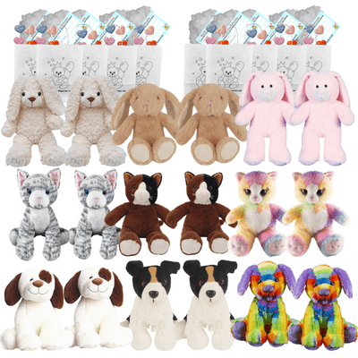 Make your own Bear Party - 18 x 10 inch Pets Plushies - no sew