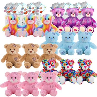 Make your own Bear Party - 18 x 16 inch TM Teddies - no-sew