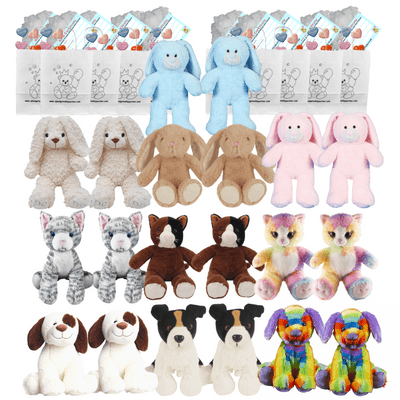 Make your own Bear Party - 20 x 10 inch Pets Plushies - no-sew