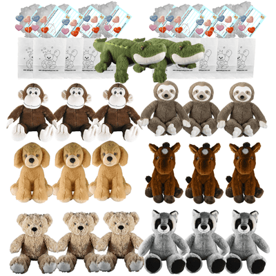 Make your own Bear Party - 20 x 16 inch Eco Plushies - no-sew