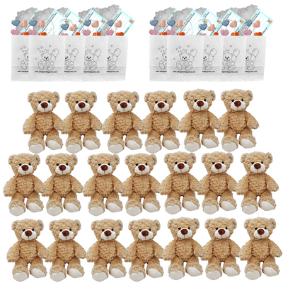 Make your own Bear Party - 20 x 16 inch Toffee the Brown Teddies - no-sew