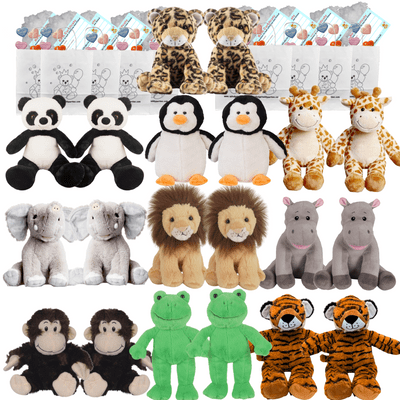 Make your own Bear Party - 20 x 16 inch Zoo Animals - SET C