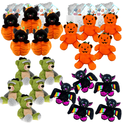 Make your own Bear Party - 20 x 8 inch Halloween Plushies - no-sew