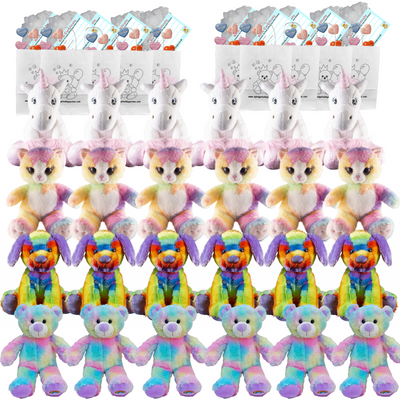 Make your own Bear Party - 24 x 10 inch Rainbow Plushies