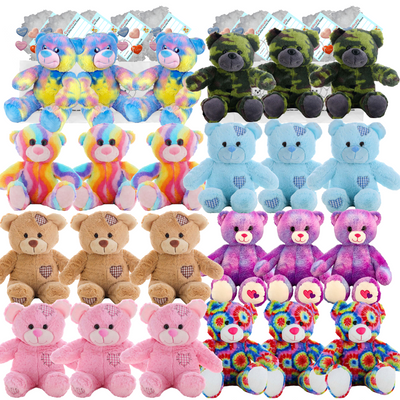 Make your own Bear Party - 24 x 16 inch TM Teddies Set A - no-sew