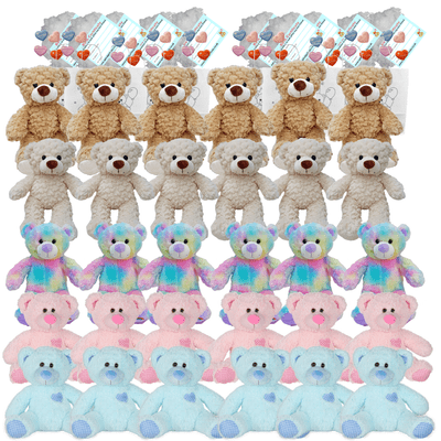 Make your own Bear Party - 30 x 10 inch Teddies Set B - no-sew