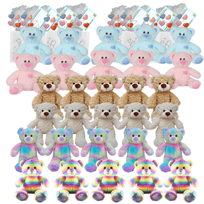 Make your own Bear Party - 30 x 16 inch Teddy Bears - no-sew