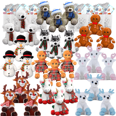 Make your own Bear Party - 30 x 8 inch Christmas Plushies