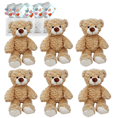 Make your own Bear Party - 6 x 16 inch Toffee the Teddy - no-sew