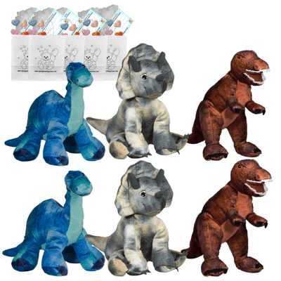 Make your own Bear Party - 6 x 8 inch Dinosaurs