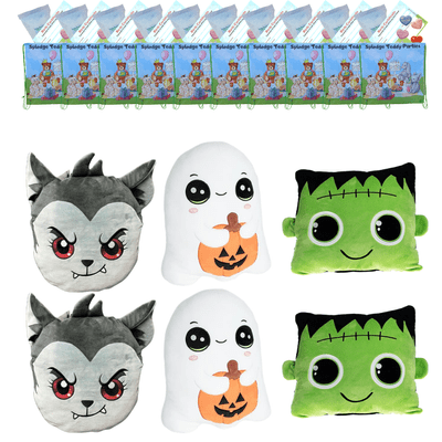 Make your own Bear Party - 6 x Halloween Pillow Plushies - Set B