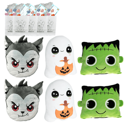 Make your own Bear Party - 6 x Halloween Pillow Plushies - Set B