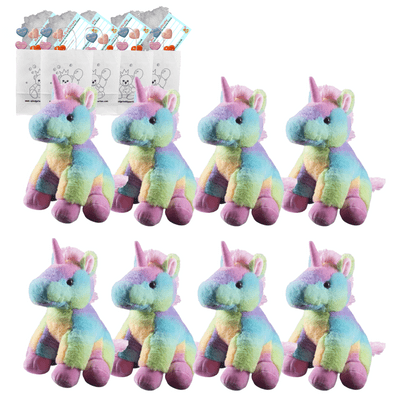 Make your own Bear Party - 8 x 10 inch Rainbow Unicorns
