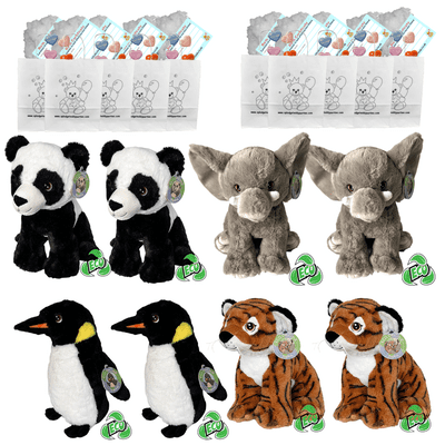 Make your own Bear Party - 8 x 16 inch Eco Origins Animals - no-sew SPECIAL PRICE