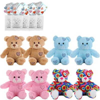 Make your own Bear Party - 8 x 16 inch TM Teddies - Set C no-sew
