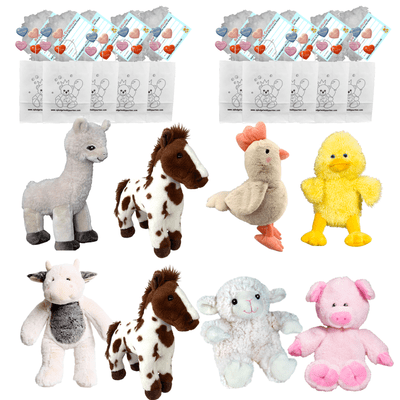 Make your own Bear Party - 8 x 8 inch Farm Animals