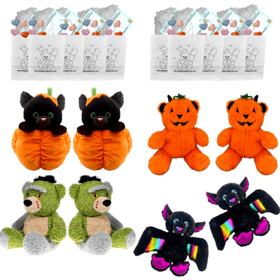 Make your own Bear Party - 8 x 8 inch Halloween Plushies