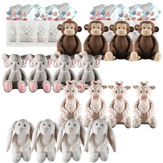 Make your own Teddy Bear Party 16 x 10 inch Flopsy Animals no sew