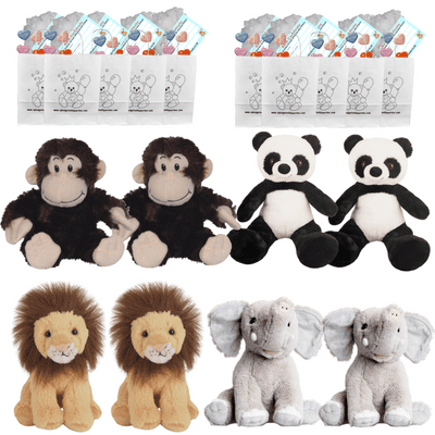 Make your own Teddy Bear Party - 8 x 10 inch  Animals - no sew