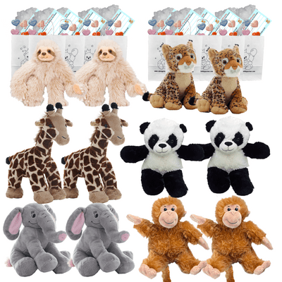 Make your own Teddy Party - 12 x 8 inch Wild Animals