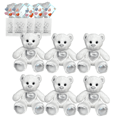 Make your own Teddy Party - 6 x 8 inch Gabriel the Angel Teddy Bears