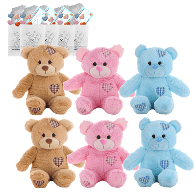 Make your own Teddy Party - 6 x 8 inch Mixed Patches Bears
