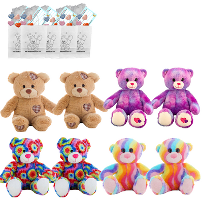 Make your own Teddy Party - 8 x 8 inch Teddy Selection