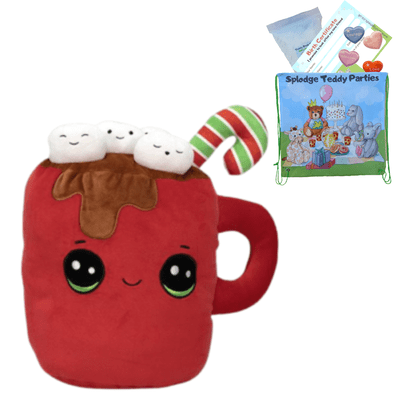Mug of Cocoa - Squishy Plushy Toy Pillow DIY Kit - no-sew