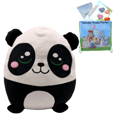 Panda Animal - Squishy Plush Pillow DIY Kit - no-sew