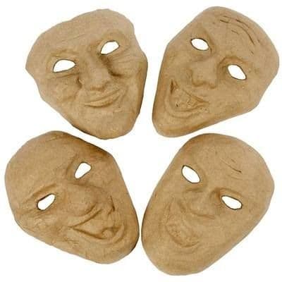 Papier Mache Theatre Masks