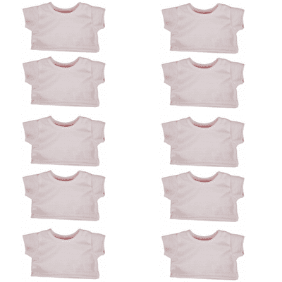 Party - 10 x 8-10 inch Pink T-Shirts