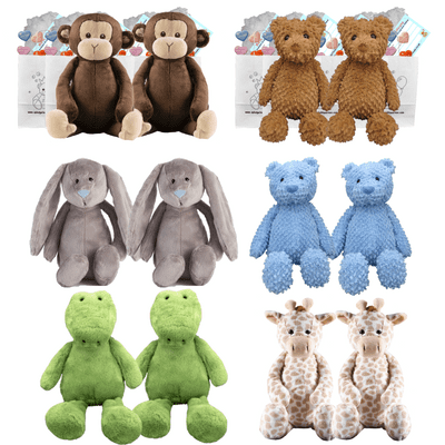 Party - 12 x 10 inch Flopsy Animals  Bear Making Kits - no sew