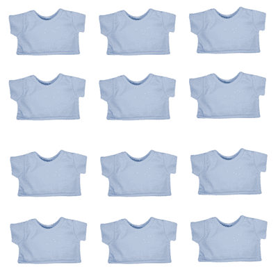 Party - 12 x 8-10 inch Blue T-Shirt