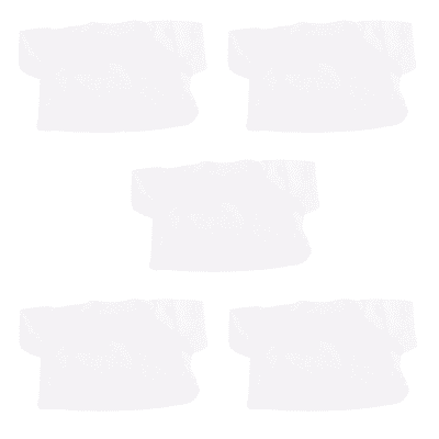 Party - 5 x 8-10 inch White T-Shirt