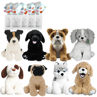 Party - 8 x 16 inch Dogs Bear Making Kits - no sew