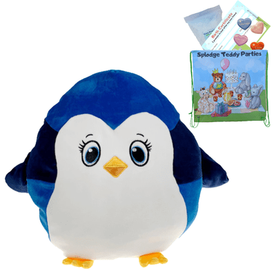 Penguin - Animal Squishy Plush Pillow DIY Kit - no-sew