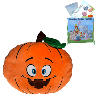 Pumpkin - Halloween Squishy Plush Pillow DIY Kit - no-sew