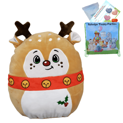 Reindeer - Christmas Squishy Plush Pillow DIY Kit - no-sew