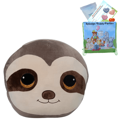 Sloth - Animal Squishy Plush Pillow DIY Kit - no-sew