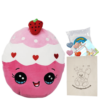 Stuff a Plushie Pillow Kit - Pink Cupcake
