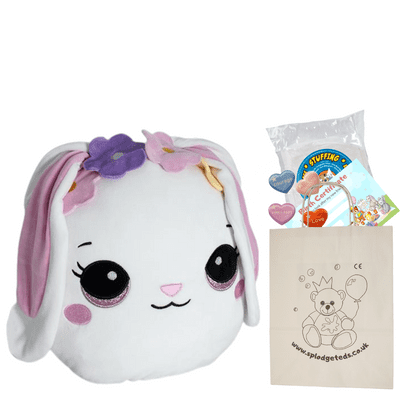 Stuff a Plushie Pillow Kit  - White Bunny