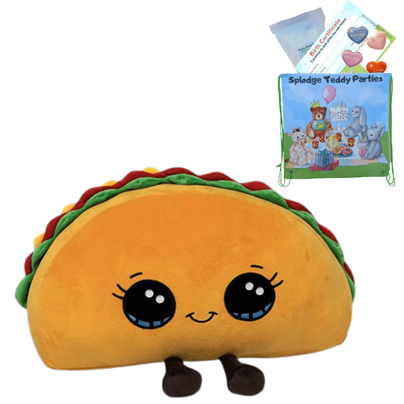 Taco - Squishy Plush Toy Pillow DIY Kit - no-sew