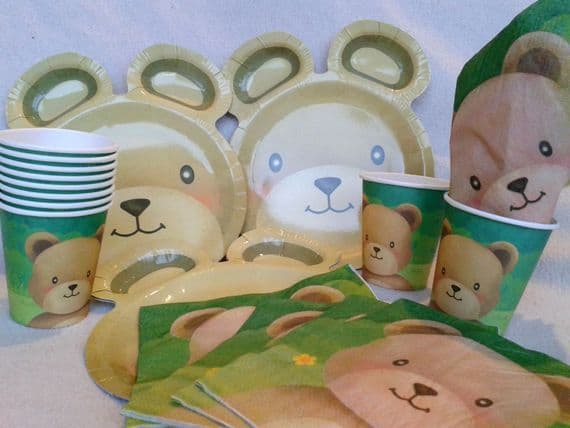 Teddy Bear Picnic Party Set - CLEARANCE BUNDLE
