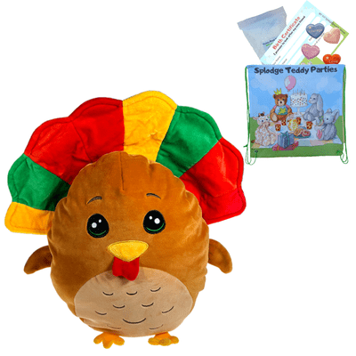 Turkey - Squishy Plush Toy Pillow DIY Kit -  no-sew