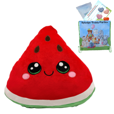 Water Melon - Food Squishy Plush Pillow DIY Kit - no-sew